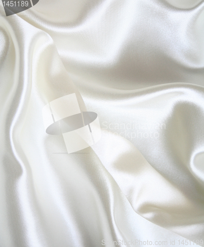 Image of Smooth elegant white silk as background