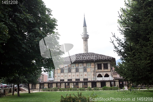 Image of Aladza painted mosque, Tetovo, Macedonia