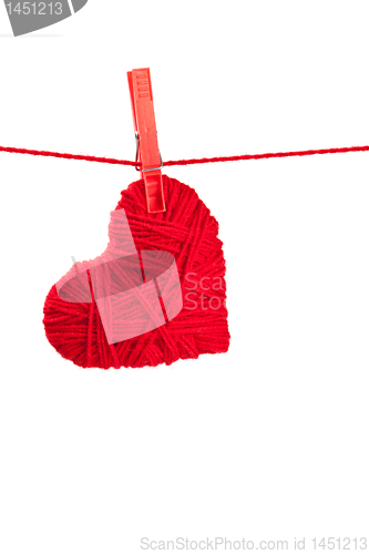 Image of single thread heart