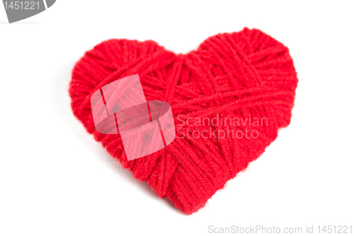 Image of red thread heart