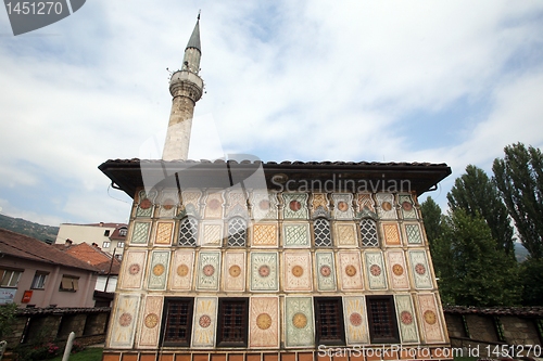 Image of Aladza painted mosque, Tetovo, Macedonia