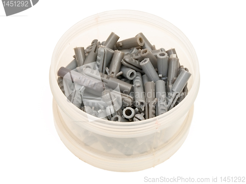 Image of grey dowel pins