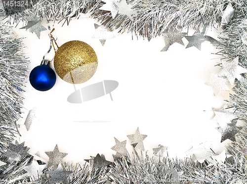 Image of garland border with toys