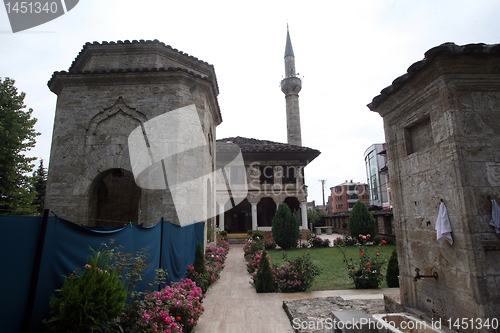 Image of Aladza painted mosque, Tetovo, Macedonia