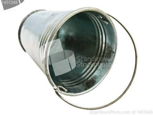 Image of metallic bucket