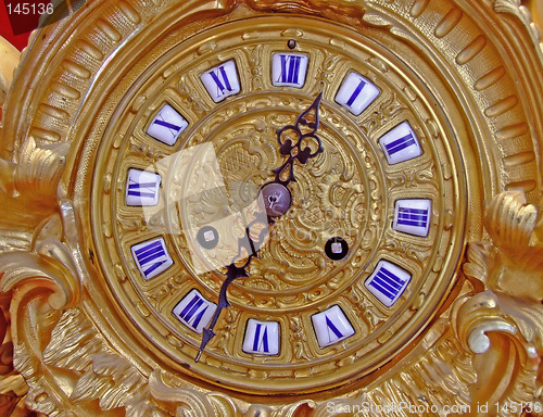 Image of Golden clock