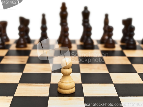 Image of pawn at the  checkerboard