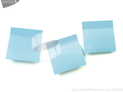 Image of blue note pads