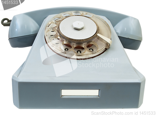 Image of old phone against white
