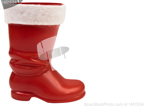 Image of red christmas boot