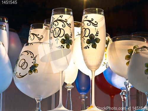 Image of wedding glasses