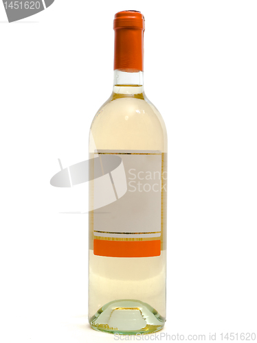 Image of white wine bottle