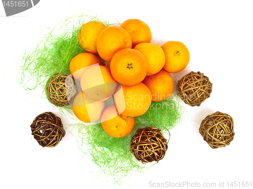 Image of mandarines decoration