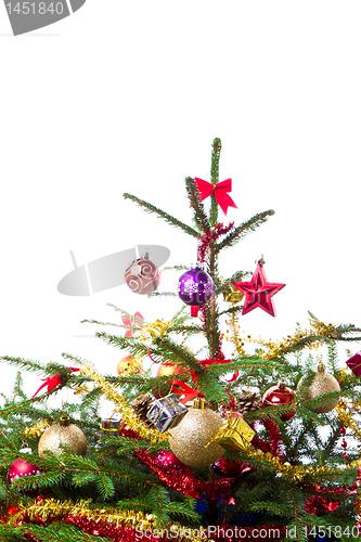 Image of decorated christmas tree