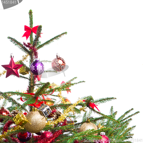 Image of decorated christmas tree