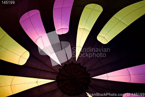 Image of hot air balloon abstract interior