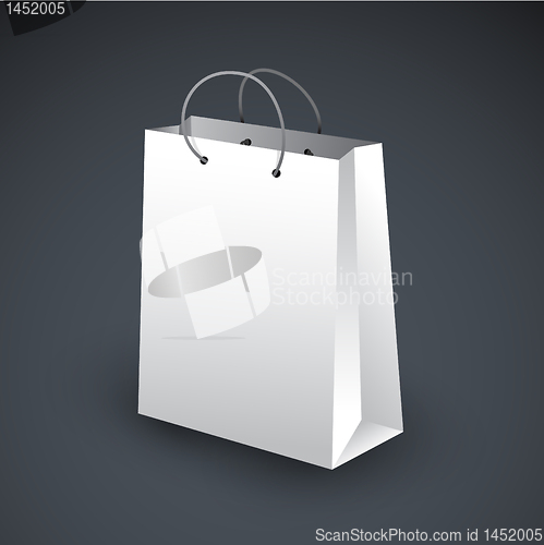 Image of White shopping bag icon