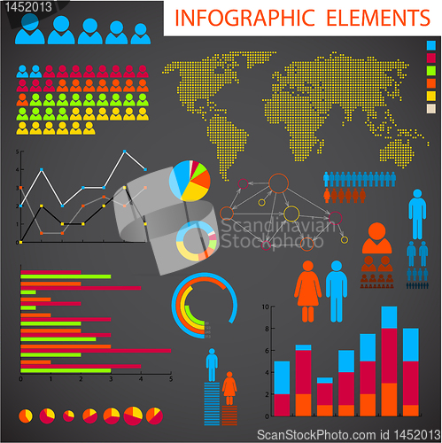 Image of Vector set of Infographic elements