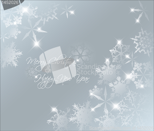 Image of Vector Light blue abstract Christmas background 