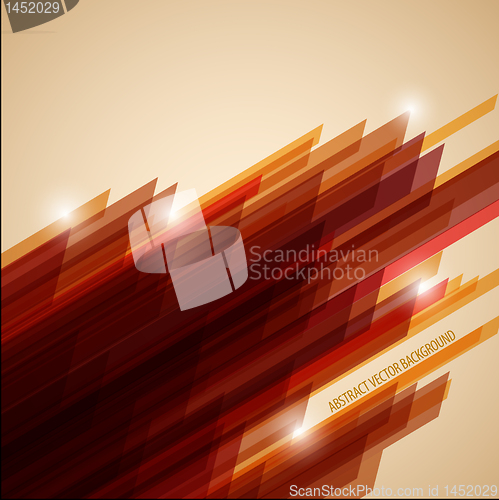 Image of Abstract retro vector background made from stripes