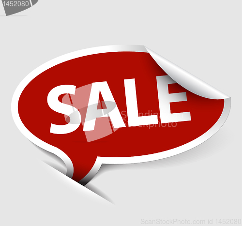 Image of Vector Sale speech bubble