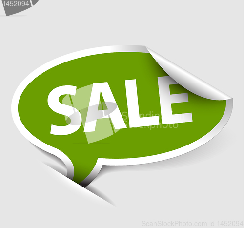 Image of Vector Sale speech bubble