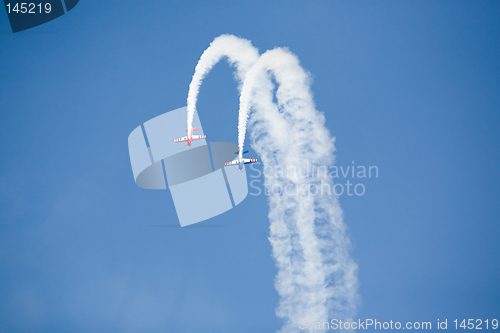 Image of stunt planes