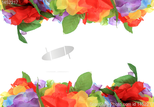 Image of flower petal frame