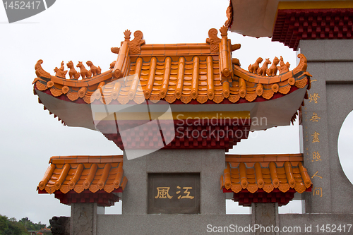 Image of Details of a temple