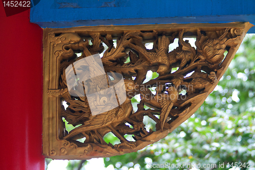 Image of Details of a temple