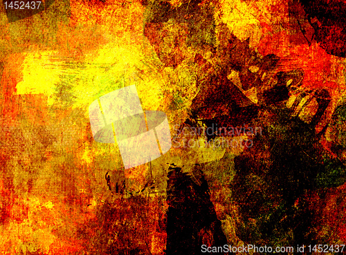 Image of painting on canvas