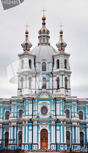 Image of Ancient Russian Orthodox church in St. Petersburg