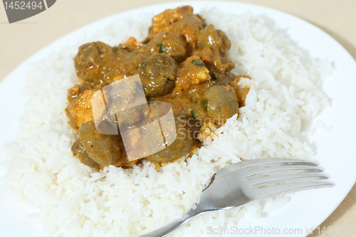 Image of Chicken mushroom curry horizontal