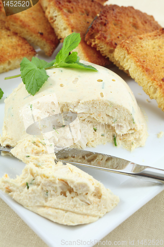 Image of Moulded chicken meat pate vertical