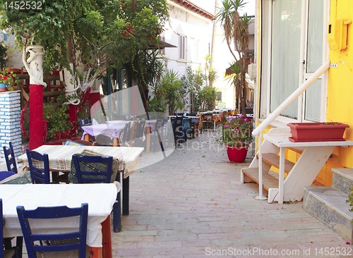 Image of Street cafe in Crete
