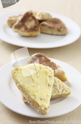 Image of Buttered griddle scone