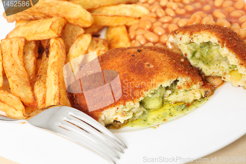 Image of Chicken kiev closeup