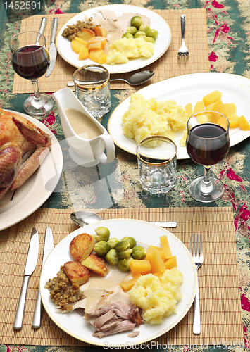 Image of Traditional Christmas dinner