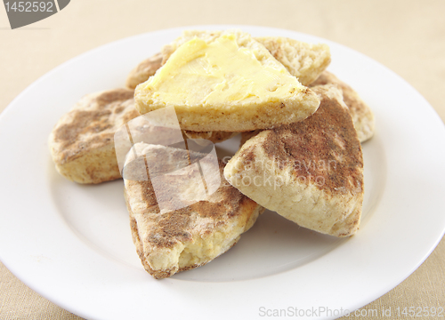 Image of Plate of griddle scones
