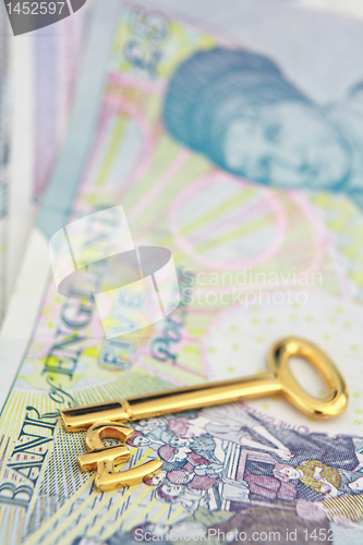 Image of Golden pound key