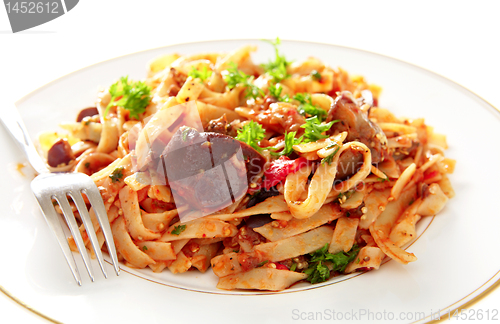 Image of Aubergine with pasta