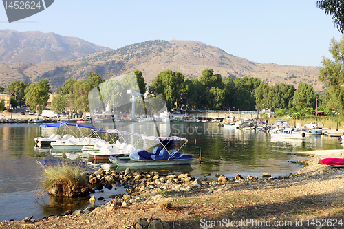 Image of Pedal boats on Turtle River