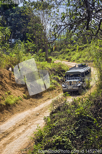 Image of Jeep on Dirt Road