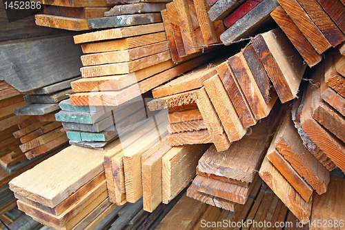 Image of Stack of lumber 