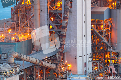 Image of Cement Plant close up