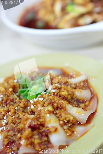 Image of Sliced Boiled Pork with Garlic Sauce