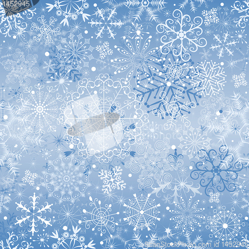 Image of Christmas snowfall (seamless)