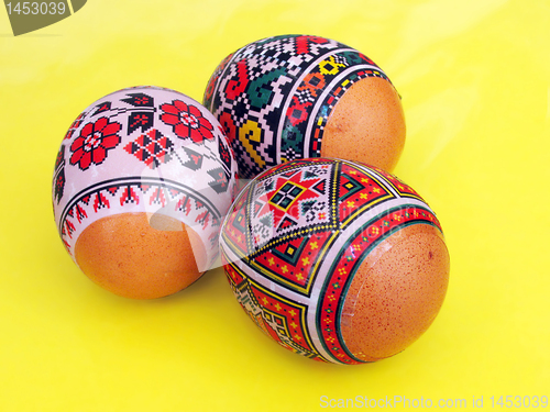 Image of painted Easter eggs
