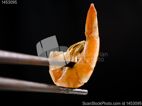 Image of Shrimp on Chopstick