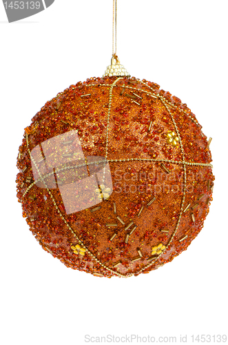 Image of Christmas ball isolated